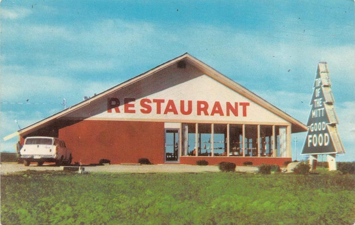 Tip of the Mitt Land - Vintage Postcard (newer photo)